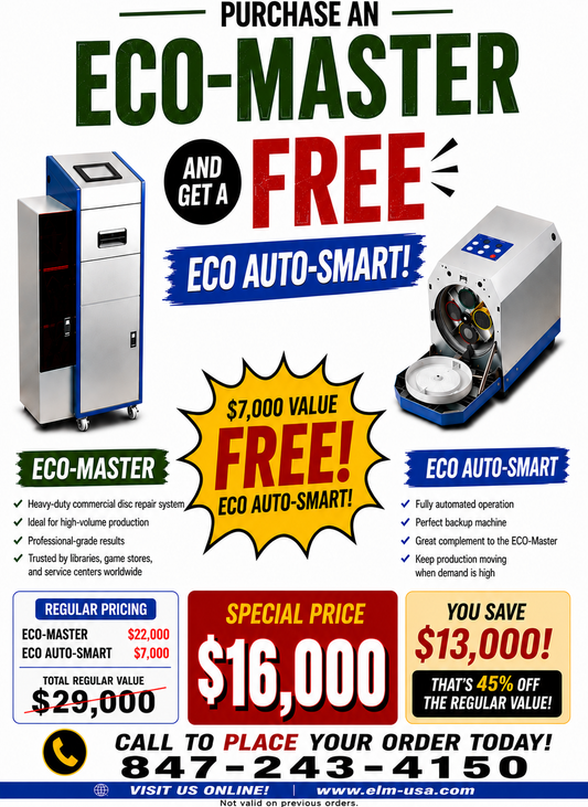 FREE ECO Auto-Smart with Purchase of a New ECO-Master – Special Price $16,000